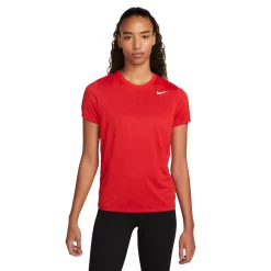 Women's Nike Dri-FIT Tee -Nike Clothing store 5676400 University Red