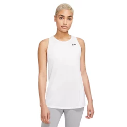 Women's Nike Dri-FIT Tank 16 Women's Nike Dri-FIT Tank -Nike Clothing store 5676407 White Black
