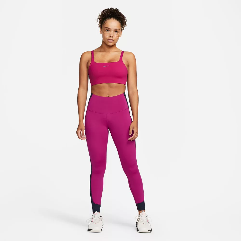 Women's Nike Yoga Dri-FIT Ribbed Panel High-Waisted 7/8 Leggings 5 Women's Nike Yoga Dri-FIT Ribbed Panel High-Waisted 7/8 Leggings - Image 5