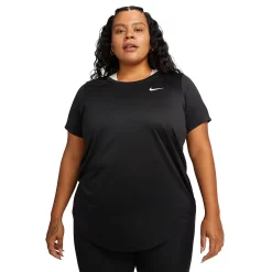 Plus Size Nike Dri-FIT Tee -Nike Clothing store 5678218 Black