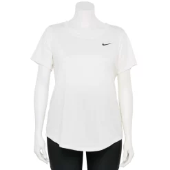 Plus Size Nike Dri-FIT Tee -Nike Clothing store 5678218 White
