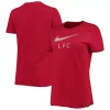 Women's Nike Red Liverpool Swoosh T-Shirt