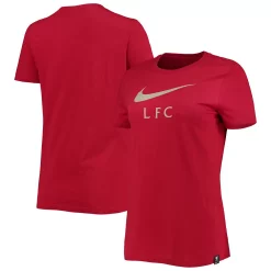 Women's Nike Red Liverpool Swoosh T-Shirt