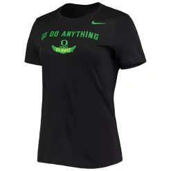 Women's Nike Black Oregon Ducks In Flight Legend Performance T-Shirt -Nike Clothing store 5680605 ALT2