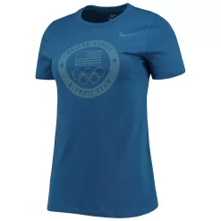 Women's Nike Blue Team USA Rings Performance T-Shirt -Nike Clothing store 5681483 ALT2