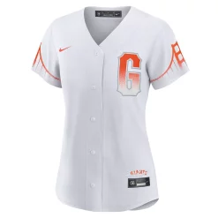 Women's Nike White San Francisco Giants 2021 City Connect Replica Jersey -Nike Clothing store 5682925 ALT2