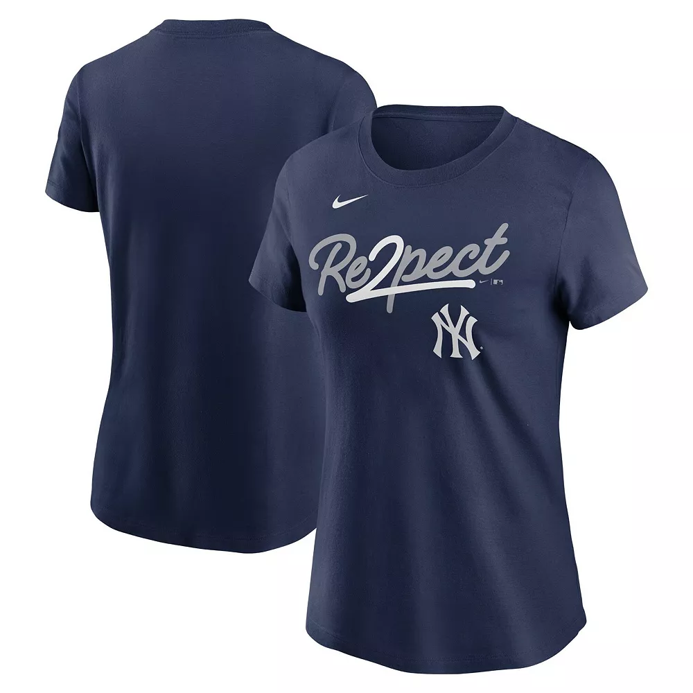 Women's Nike Derek Jeter Navy New York Yankees Respect T-Shirt 2 Women's Nike Derek Jeter Navy New York Yankees Respect T-Shirt - Image 2