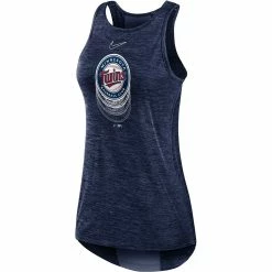 Women's Nike Navy Minnesota Twins Logo Fade High Neck Performance Tank Top 5 Women's Nike Navy Minnesota Twins Logo Fade High Neck Performance Tank Top -Nike Clothing store 5694537 ALT2