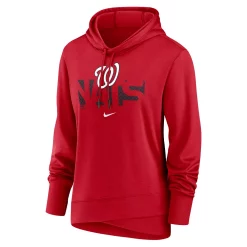 Women's Nike Red Washington Nationals Diamond Knockout Performance Pullover Hoodie -Nike Clothing store 5694814 ALT2