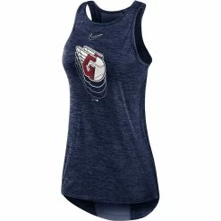 Women's Nike Navy Cleveland Indians Cooperstown Collection Logo Fade High Neck Performance Tank Top 5 Women's Nike Navy Cleveland Indians Cooperstown Collection Logo Fade High Neck Performance Tank Top -Nike Clothing store 5695265 ALT2