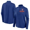 Women's Nike Royal New York Mets Primetime Local Touch Pacer Quarter-Zip Top