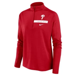 Women's Nike Red Philadelphia Phillies Primetime Local Touch Pacer Quarter-Zip Top 5 Women's Nike Red Philadelphia Phillies Primetime Local Touch Pacer Quarter-Zip Top -Nike Clothing store 5695719 ALT2
