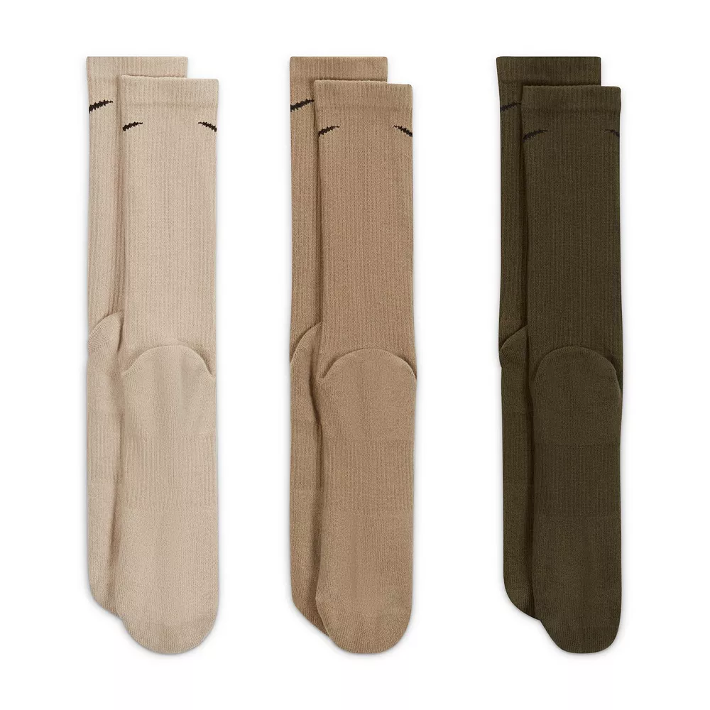 Women's Nike Everyday Plus Cushioned Training Crew Socks 3-pk. 5 Women's Nike Everyday Plus Cushioned Training Crew Socks 3-pk. - Image 5