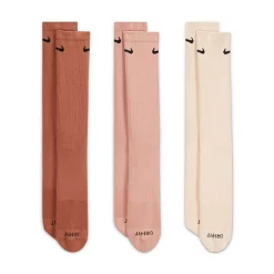 Women's Nike Everyday Plus Cushioned Training Crew Socks 3-pk. 9 Women's Nike Everyday Plus Cushioned Training Crew Socks 3-pk. -Nike Clothing store 5698315 Pink Neutral