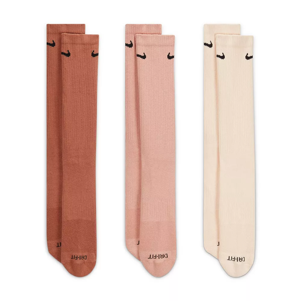 Women's Nike Everyday Plus Cushioned Training Crew Socks 3-pk. 3 Women's Nike Everyday Plus Cushioned Training Crew Socks 3-pk. - Image 3