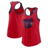 Women's Nike Red/Navy Washington Nationals X-Ray Racerback Tank Top