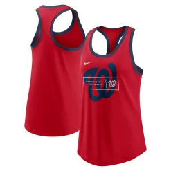 Women's Nike Red/Navy Washington Nationals X-Ray Racerback Tank Top