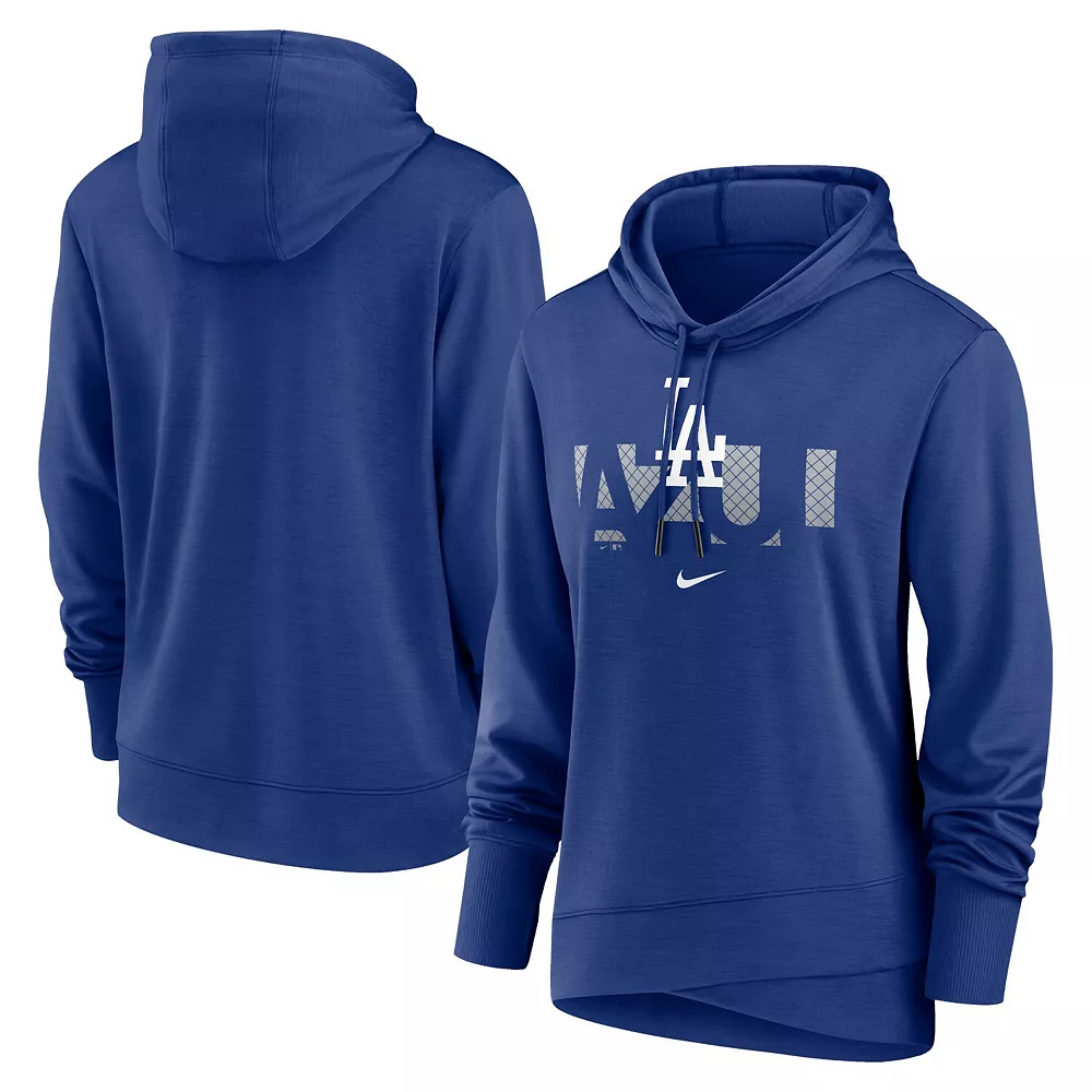 Women's Nike Royal Los Angeles Dodgers Diamond Knockout Performance Pullover Hoodie 1 Women's Nike Royal Los Angeles Dodgers Diamond Knockout Performance Pullover Hoodie