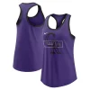 Women's Nike Purple Colorado Rockies X-Ray Racerback Performance Tank Top