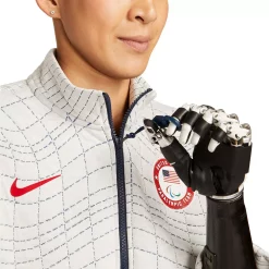 Women's Nike White Team USA Paralympics Media Full-Zip Jacket -Nike Clothing store 5728804 ALT3