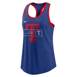 Women's Nike Royal Texas Rangers X-Ray Racerback Performance Tank Top -Nike Clothing store 5730387 ALT2