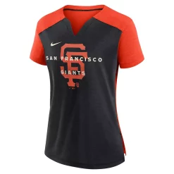 Women's Nike Orange/Black San Francisco Giants Slub Performance V-Neck Boxy T-Shirt 5 Women's Nike Orange/Black San Francisco Giants Slub Performance V-Neck Boxy T-Shirt -Nike Clothing store 5730721 ALT2