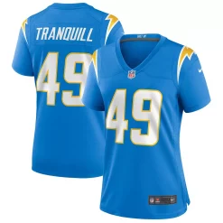 Women's Nike Drue Tranquill Powder Blue Los Angeles Chargers Game Jersey