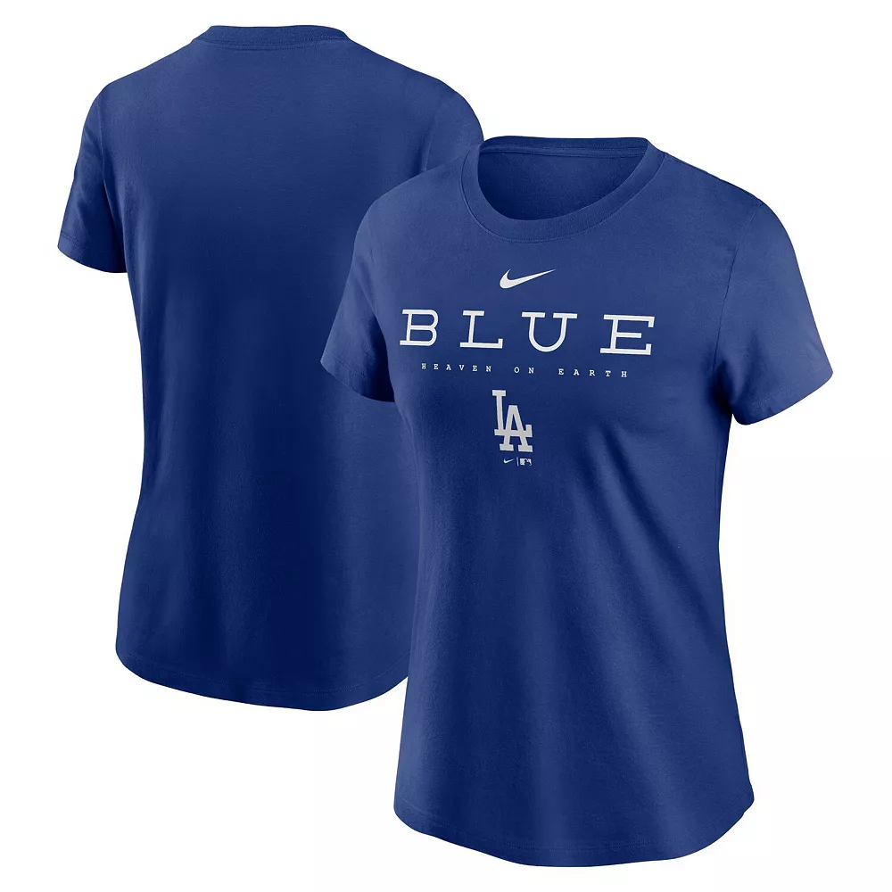 Women's Nike Royal Los Angeles Dodgers Local Team T-Shirt 2 Women's Nike Royal Los Angeles Dodgers Local Team T-Shirt - Image 2