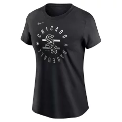 Women's Nike Black Chicago White Sox Local Team T-Shirt -Nike Clothing store 5762014 ALT2