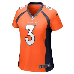 Women's Nike Russell Wilson Orange Denver Broncos Game Jersey -Nike Clothing store 5762100 ALT2