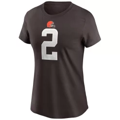 Women's Nike Amari Cooper Brown Cleveland Browns Player Name & Number T-Shirt 5 Women's Nike Amari Cooper Brown Cleveland Browns Player Name & Number T-Shirt -Nike Clothing store 5762160 ALT2