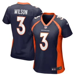 Women's Nike Russell Wilson Navy Denver Broncos Alternate Game Jersey