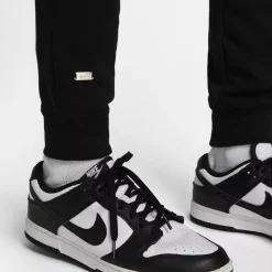 Women's Nike Sportswear Club Fleece Leopard-Print Logo Pants -Nike Clothing store 5788967 ALT4