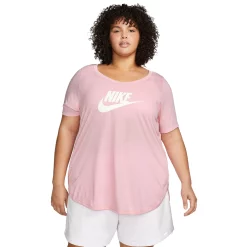 Plus Size Nike Sportswear Club Tee -Nike Clothing store 5815789 Soft Pink