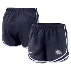 Women's Nike Navy Gonzaga Bulldogs Team Tempo Performance Shorts