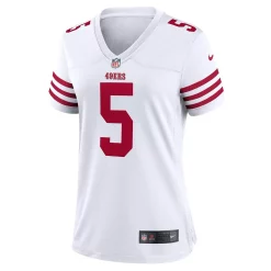 Women's Nike Trey Lance White San Francisco 49ers Player Game Jersey -Nike Clothing store 5822523 ALT2