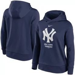 Women's Nike Navy New York Yankees Alternate Logo Performance Pullover Hoodie