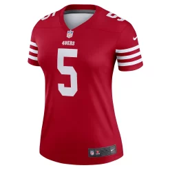 Women's Nike Trey Lance Scarlet San Francisco 49ers Legend Jersey 5 Women's Nike Trey Lance Scarlet San Francisco 49ers Legend Jersey -Nike Clothing store 5823051 ALT2