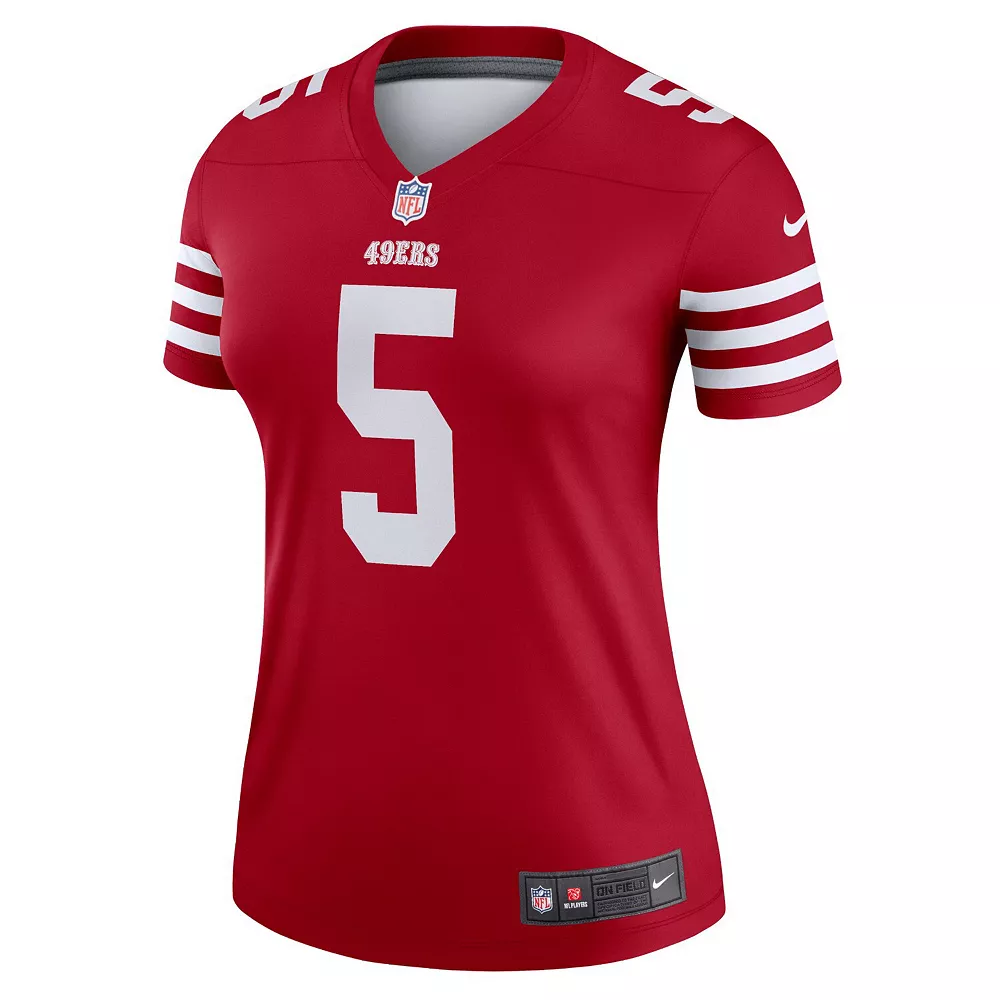 Women's Nike Trey Lance Scarlet San Francisco 49ers Legend Jersey 3 Women's Nike Trey Lance Scarlet San Francisco 49ers Legend Jersey - Image 3