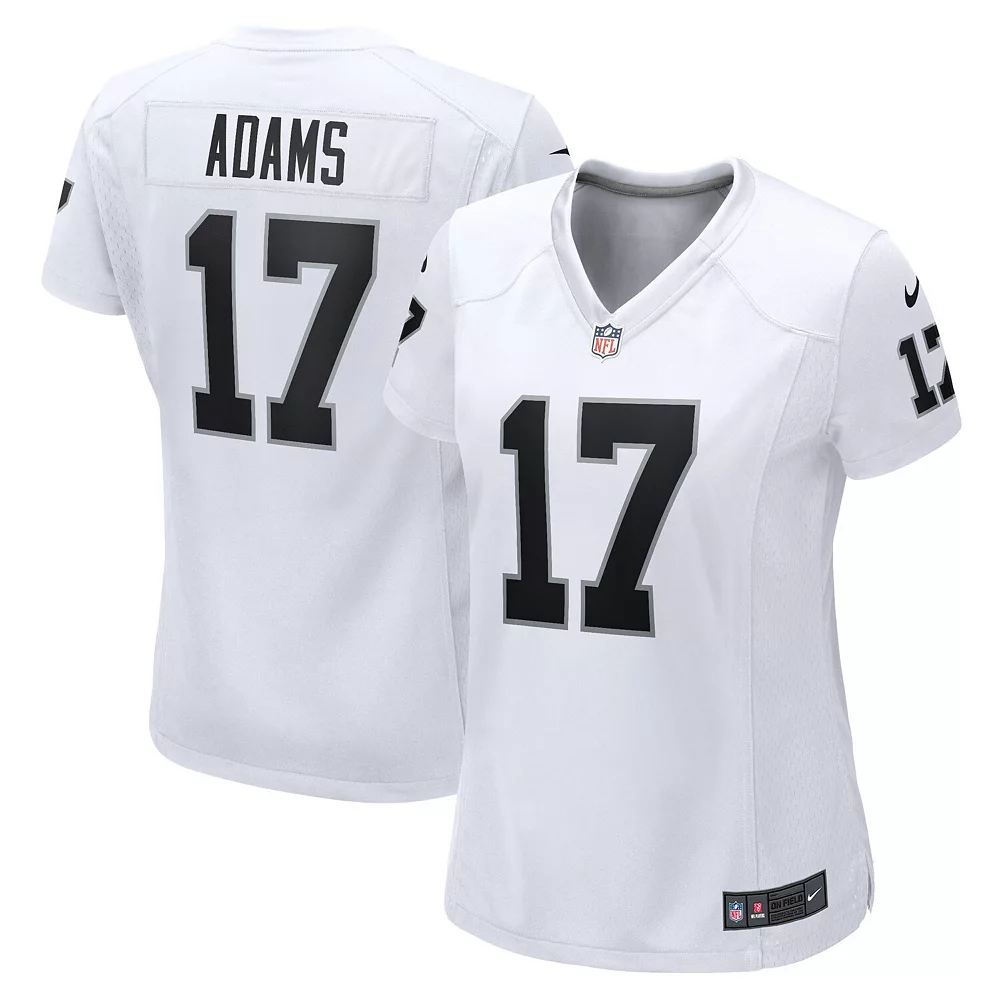 Women's Nike Davante Adams White Las Vegas Raiders Game Jersey 1 Women's Nike Davante Adams White Las Vegas Raiders Game Jersey