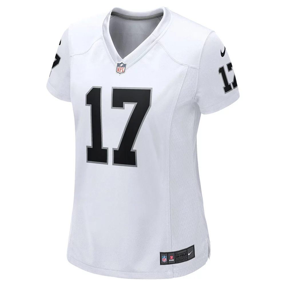 Women's Nike Davante Adams White Las Vegas Raiders Game Jersey 3 Women's Nike Davante Adams White Las Vegas Raiders Game Jersey - Image 3