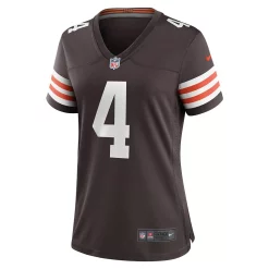 Women's Nike Deshaun Watson Brown Cleveland Browns Game Jersey 5 Women's Nike Deshaun Watson Brown Cleveland Browns Game Jersey -Nike Clothing store 5824797 ALT2