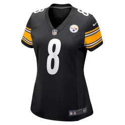 Women's Nike Kenny Pickett Black Pittsburgh Steelers 2022 NFL Draft First Round Pick Game Jersey -Nike Clothing store 5843934 ALT2