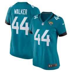 Women's Nike Travon Walker Teal Jacksonville Jaguars 2022 NFL Draft First Round Pick Game Jersey