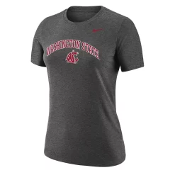 Women's Nike Heathered Charcoal Washington State Cougars Arch Performance T-Shirt -Nike Clothing store 5862855 ALT2