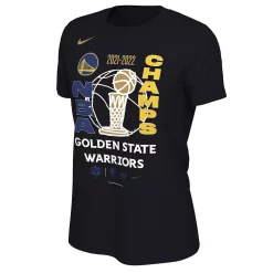 Women's Nike Black Golden State Warriors 2022 NBA Finals Champions Locker Room T-Shirt -Nike Clothing store 5863522 ALT2