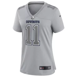 Women's Nike Micah Parsons Gray Dallas Cowboys Atmosphere Fashion Game Jersey -Nike Clothing store 5915427 ALT2