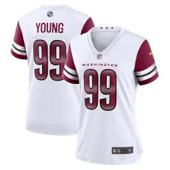 Women's Nike Chase Young White Washington Commanders Game Jersey
