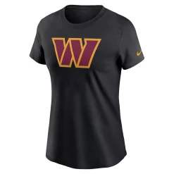 Women's Nike Black Washington Commanders Logo Cotton Essential T-Shirt 5 Women's Nike Black Washington Commanders Logo Cotton Essential T-Shirt -Nike Clothing store 5928170 ALT2