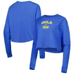 Women's Nike Blue UCLA Bruins Est. Cropped Long Sleeve T-Shirt